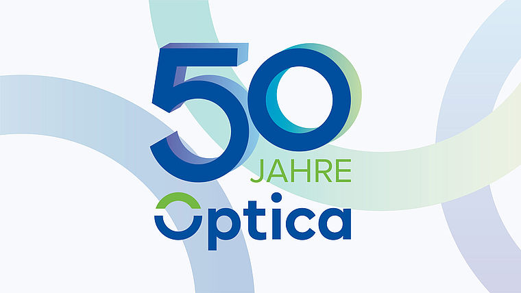 50 Jahre Optica Logo