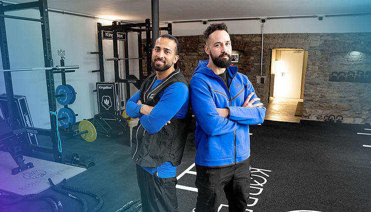 Dayan Raheem und Lucas Roos